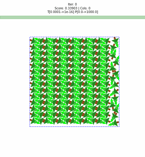 Wizualizacja układania choinek – Kaggle Santa 2025